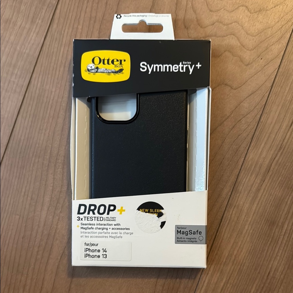 OtterBox Black Symmetry+ Case for iPhone 14/13 NWT IN BOX. Magsafe